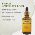 Private Label Organic Vegan Herbal Hair Growth Serum Rosemary Peppermint Biotin Caffeine Argan Oil 50ml Promotes Hair Regrowth