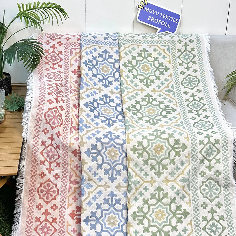 Home Textiles Woven Jacquard Blanket Tapestry Woven Blankets  & Throws
