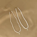 Wholesale Female Necklace Jewelry Natural Mother Pearl Zodiac Square Pendant Trendy for Wedding Party Engagement Anniversary