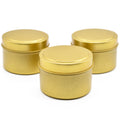 Wax Scented Candle Jars Metal Tin Can Packaging Container