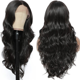 X-TRESS Factory Price 24 Inch Synthetic Hair Wig for Black Women Heat Resistant Synthetic Hair Synthetic Wig With Lace Front