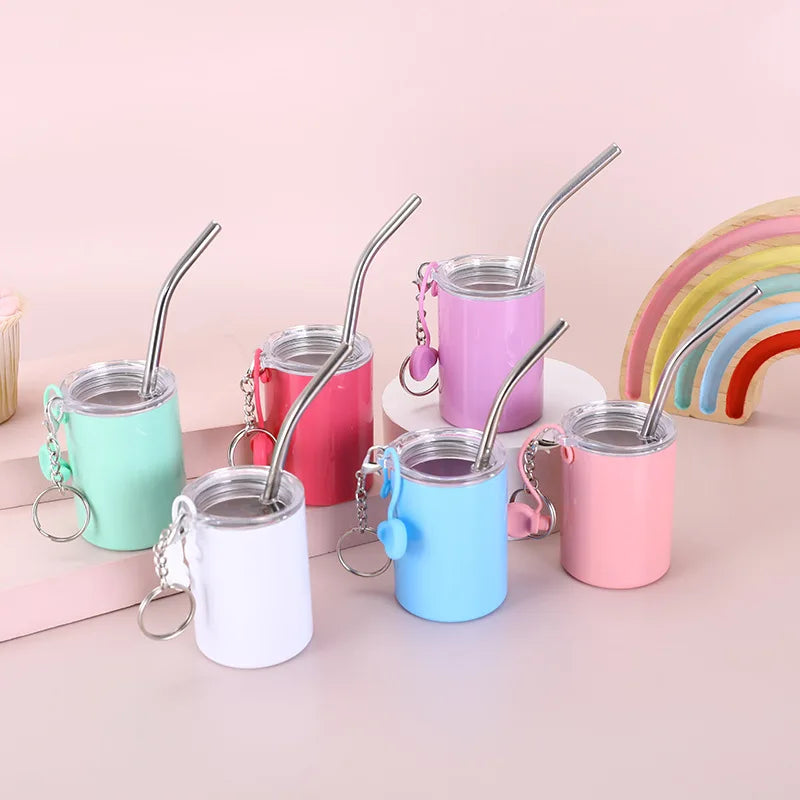 3OZ Factory Stainless Steel Double Wall Shot Glasses Vacuum Wholesale Custom Logo Mini Tumbler With Straw
