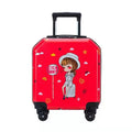 Simple Fashion Trend New 18" Children's Trolley Luggage with Universal Wheels PC Boarding Box 10 Colors Unisex Drawbar