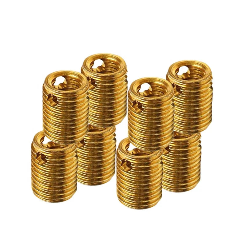 308 Self Tapping Thread Tube Threaded Inserts M12 Spiral Spring Carbon Steel Fasteners Airplane Engine Corrosion Resistant