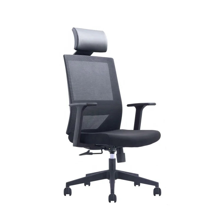 Chaise Ergonomic Lift Chair Mesh Chair Fabric High Back Swivel Modern Office Chair Seat Height Adjustable