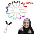 Sharut New Fashion High-quality Muslim Fashion Hijab Pin Scarf Scarf Clip Hijab Neck Clip Fixed Pin Hijab Pin