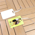 FRP Wood Sublimation Blank Luggage Travel Tags Double Sided Heat Transfer Eco-Friendly Plastic ID Card DIY Craft Making