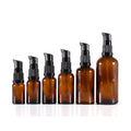 Luxury 5ml 10ml 15ml 20ml 30ml 50ml 100ml Empty Glass Cosmetic Serum Pump Bottles for Hair Oil
