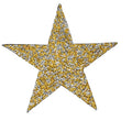 Wholesale Heat Transfer Beaded Crystal Rhinestone Bag Accessory Silver/gold/black  Large Size Iron on Star Rhinestone Patches