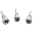 High Pressure Forged Carbon Steel Hydraulic Hose Fittings with Zinc Plated Ferrules Model 20111