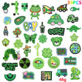 Factory Sell Iron on Green Set Cartoon Caterpillar Car Flight Frog Embroidery Patch for Kid's Clothes Hat Bag Decoration