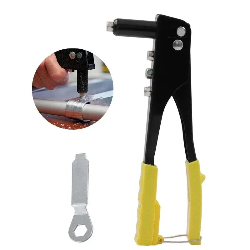 9.5 Inch Household Rivet Gun 2.8/3.2/4.0/4.8mm Nozzle Hand Tool Professional Manual Riveter Blind Rivet Pliers Gun