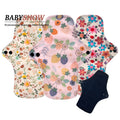 RTS Reusable Menstrual Pads Women Washable Sanitary Napkin Pad Pure Cotton Health Washable Menstrual Pad