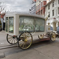 2025 a Variety of Traditional Vintage White Holy Horse Hearse Classic Funeral Car Coffin Supplies Casket Can Be Customized