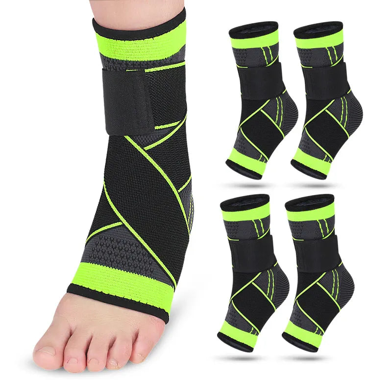 Light Weight Double Pressure Sports Support Elastic Neoprene Orthopedic Ankle Brace  Arch Ankle Support Adjustable Sleeve