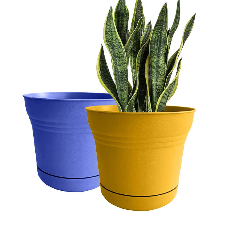 Wholesale Outdoor Large Garden Decoration Ornaments Plastic Flower Pots Planters for Pergola Artificial Plants Macetas Para