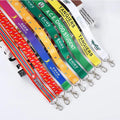 Cheap Sublimation Printed Eco-friendly Lanyards With Logo Custom Polyester Lanyard With ID Card Badge Holder