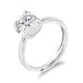 Fashion Jewelry 1ct Moissanite 925 Sterling Silver Ring for Mothers Day Gifts