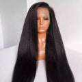 High Quality Virgin Remy Human Hair 13x4 13x6 Lace Front Wig Cheap Kinky Straight Yaki Full Lace Natural Wigs for Women