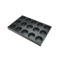 Commercial Grade Factory Price 5 Inch Hamburger Bun Pan Cup Cake Pan