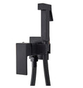 Toilet Solid Brass Hand Held Bidet Hot Cold Water Mixer Tap Wall Mount Hygienic Shower Set