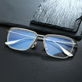 Latest New Design Rectangle Titanium Spectacles Frame Solid Pattern Eye Glasses Optical Specs Frames Eyeglasses Eyewear Gafas