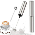 Travel Home Use Stainless Steel Milk Frother Foam Maker Handheld Kitchen Coffee Milk Frother