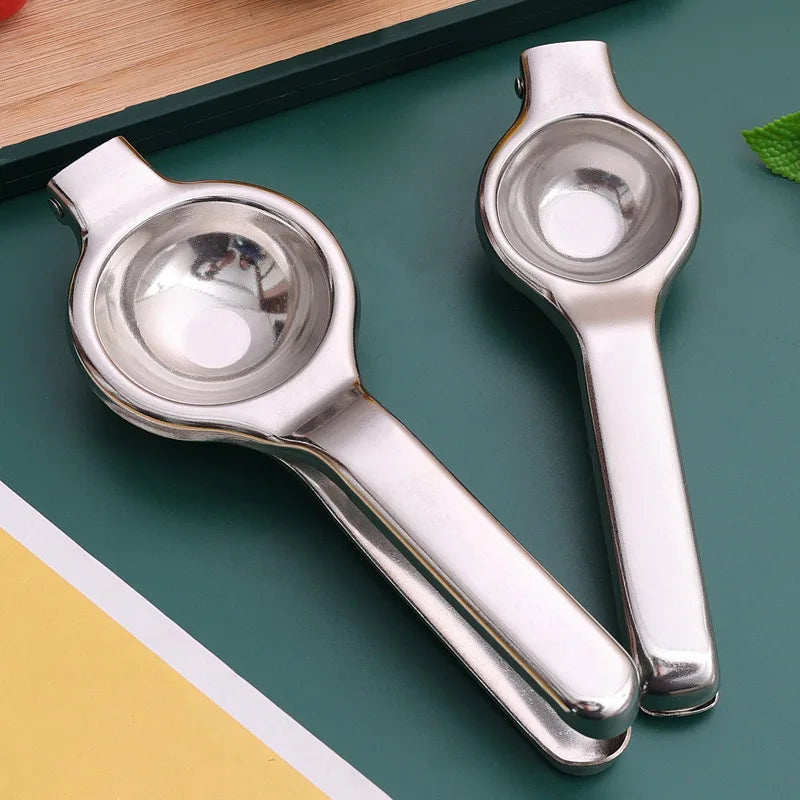 Stainless Steel Handheld Lemon Juicer Squeezers & Reamers Manual Kitchen Gadgets & Accessories for Fruits & Vegetables