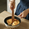 SHIMOYAMA Portable Camping Kitchen Utensils Wooden Inclined Spatula Triangular Flat Design Hanging Feature