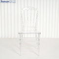 Wholesale Durable Plastic PP Royal Modern Stackable Waterproof Chair for Home Office Entry Dining Living Room Kitchen Wedding
