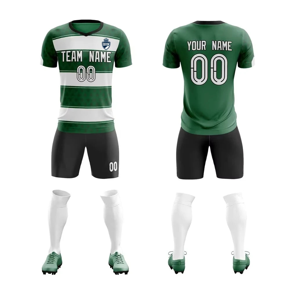 Wholesale  Factory Customized Team Soccer Jersey Club Football Uniform Sets