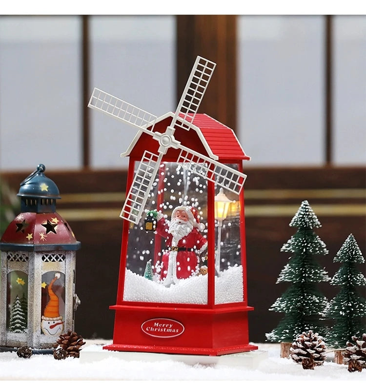 Christmas Decoration Big Windmills Model Christmas Ornament Christmas Gift