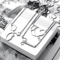 Wholesale Silver Gold Chain Necklace Faith Letter Necklace Stainless Steel Creative Custom Name Steel Bracelet for Women Men