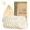 Zero Waste 3.15" Round Reusable Hemp Cotton Makeup Remover Pads Chemical Free Organic Hemp Wipes Facial