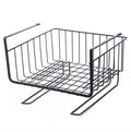 Modern Single-Tier Metal Wire Eco-Friendly Wall-Mounted Storage Hanger Basket for Under Cabinet Organization