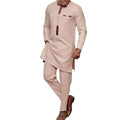 2pcs African Men's Clothing 2024 Summer Men's Suit Shirt and Trousers Dashiki Print Casual Outfit for Men