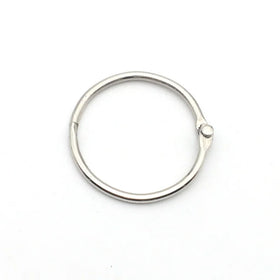 Inner Diameter 2 Inch=50mm Loose Leaf Binder Rings Nickel-free Metal Silver Office School Home Shuoke SK5021