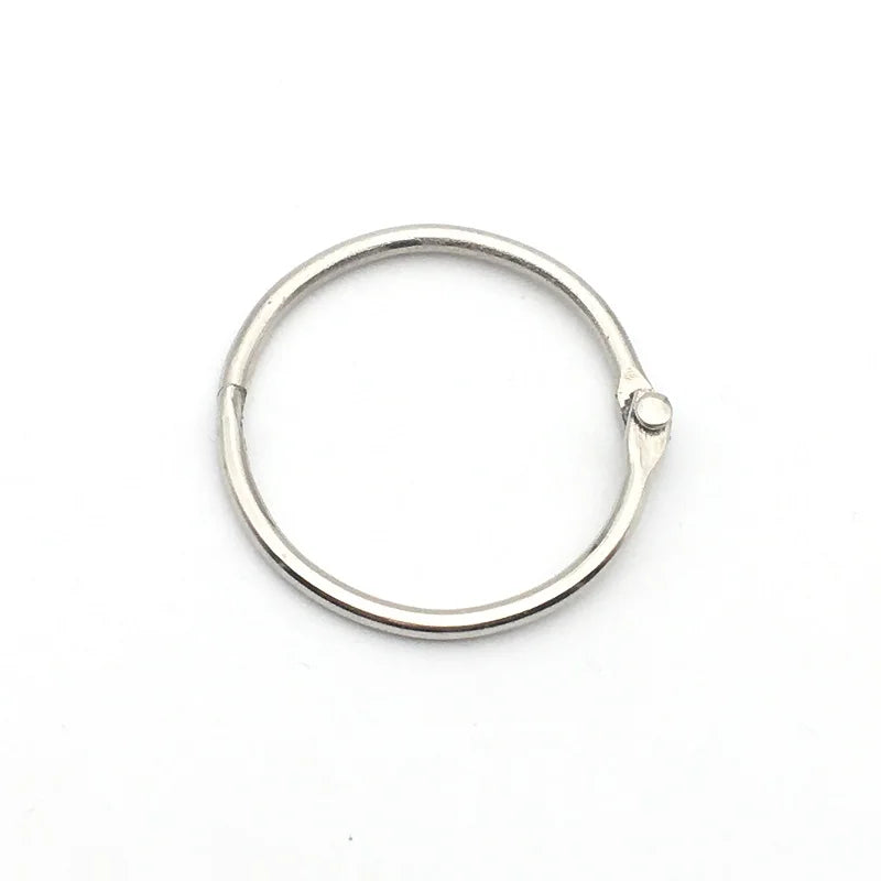 Inner Diameter 2 Inch=50mm Loose Leaf Binder Rings Nickel-free Metal Silver Office School Home Shuoke SK5021