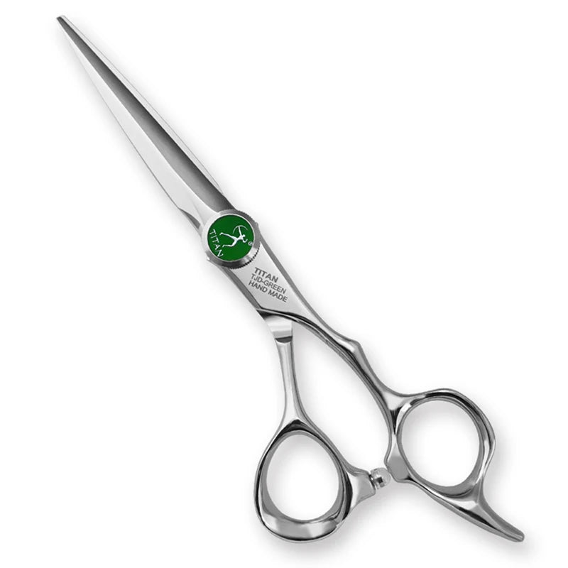 Hair Dressing  Barber Scissors Salon Tool Cutting  Beard Ball Screw Scissors Stainless Steel TITAN/OEM Straight