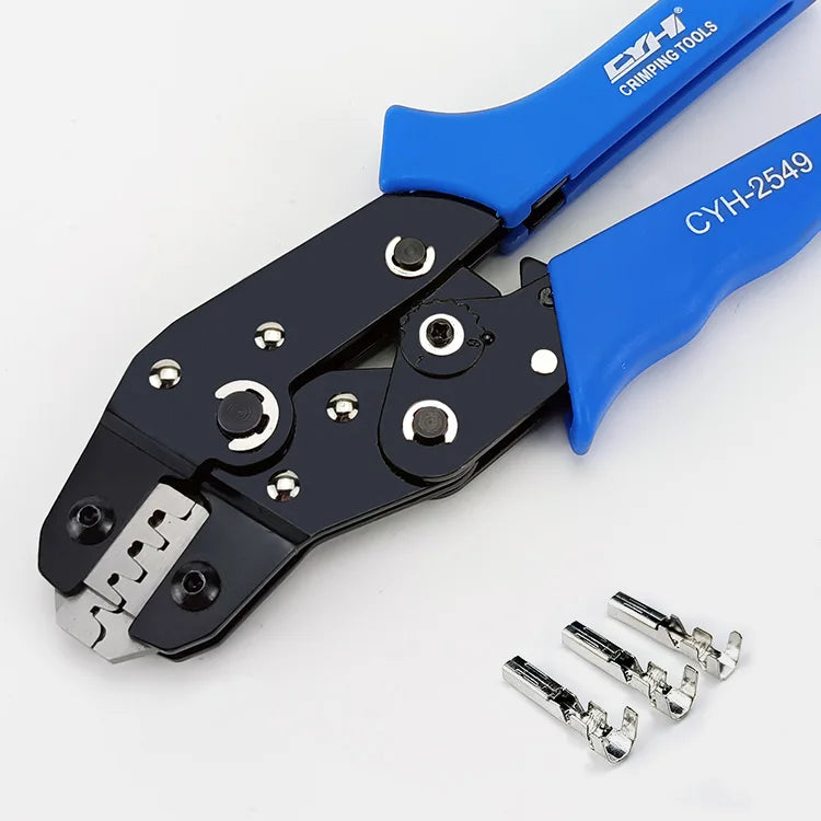 CYH SN-2549 High Precision Ratchet Adjustment Crimping Tools Electrical Crimper Pliers 0.08-1mm2