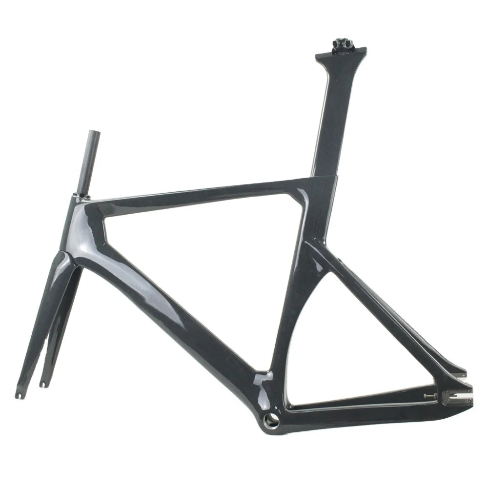 Chinese-carbon-track-bike-frame BSA68 Full Carbon T800 Track Bike Frame 700c Carbon Track Bike Frame