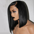 New Arrival Human Hair Straight Wave Lace Closure Wig 100% Unprocessed Raw Brazilian Virgin Cuticle Aligned Human Hair Wigs