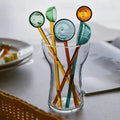 Factory Wholesale Disposable Portable Colorful Borosilicate Glass Spoons for Coffee/Tea Stir Oatmeal Ice Soup Breakfast