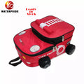 Wholesale Waterproof Nylon Lining 3D Fire Truck Design School Backpack for Boys with Zipper Closure and Small Car Pattern