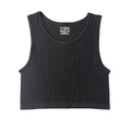 Breathable Athletic Racerback Crop Sport Shirt for Boob Tube Tank Yoga Top