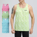 Custom High Performance Seamless Breathable Singlet Men Tank Tops 100% Polyester Dry Fit Running Workout Fitness Gym Sleeveless