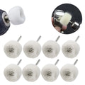 Wool Polishing Felt Head 3-10Pcs Buffing Wheel Rotary Abrasive Tool Polish Brush Drill for Jewelry Watches Detail Cleaning