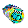 Waterproof Holographic Sticker Label Self Adhesive Custom Printing Logo Vinyl Die Cut Stickers