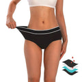 In Stock Sanitary Leak Proof Briefs Wholesale Period Panties Underwear Menstrual High Absorption Bamboo Yoga Cotton Hipster