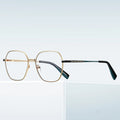 Women Eyeglasses Frame Trendy Metal Optical Glasses Frame Cut Blue Light Custom Logo Eye Glasses